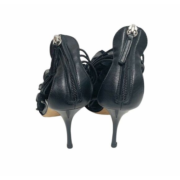 Giuseppe Zanotti Organza Floral Strappy Sandals - Picture 7 of 9